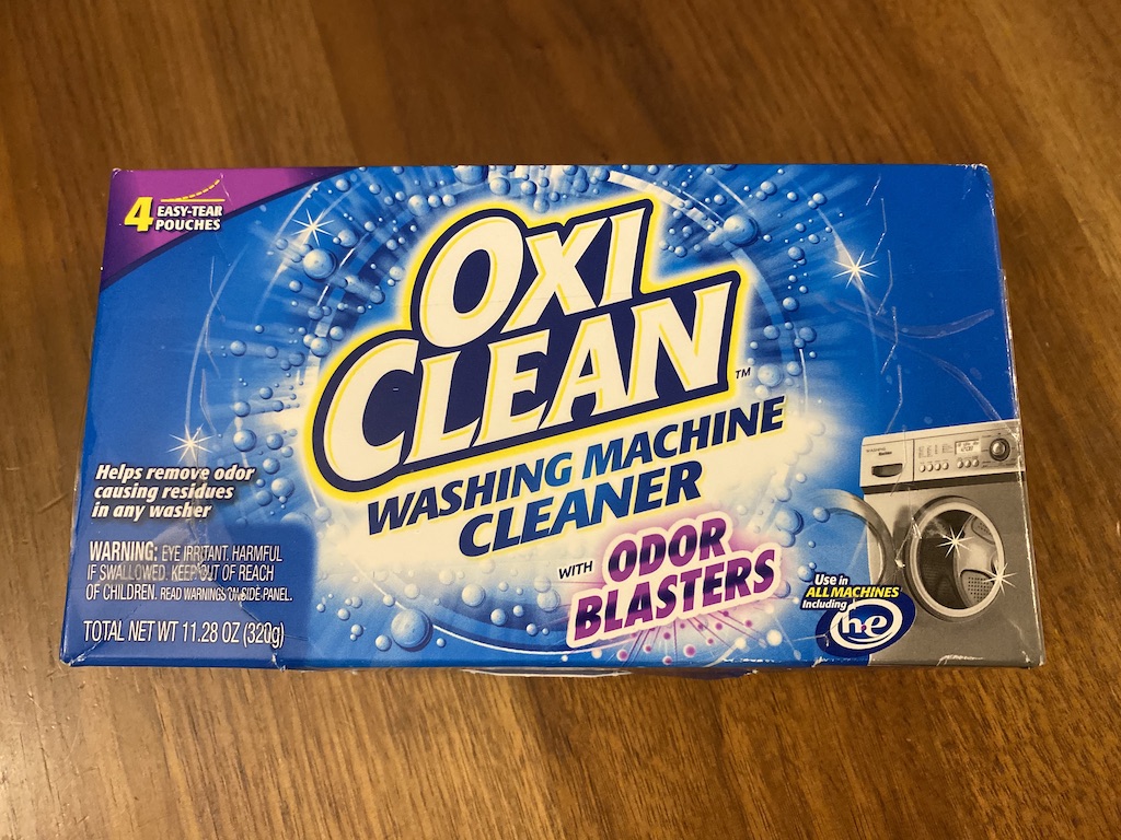 アメリカの洗濯槽洗浄剤のOXI CLEAN