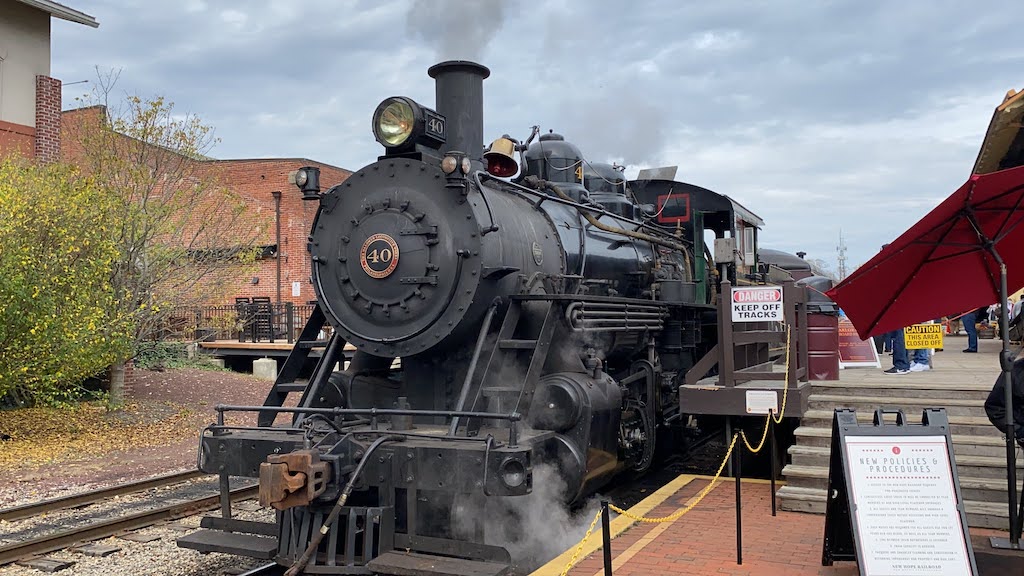 New Hope Railroadの蒸気機関車